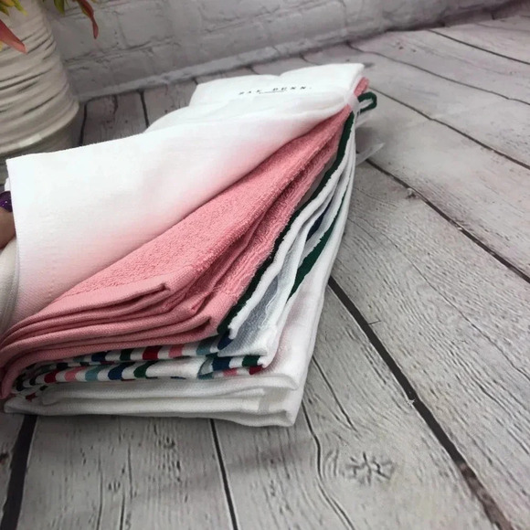 Rae Dunn kitchen towels Christmas COOKIE PARTY BAKING SPIRITS BRIGHT - Picture 4 of 5